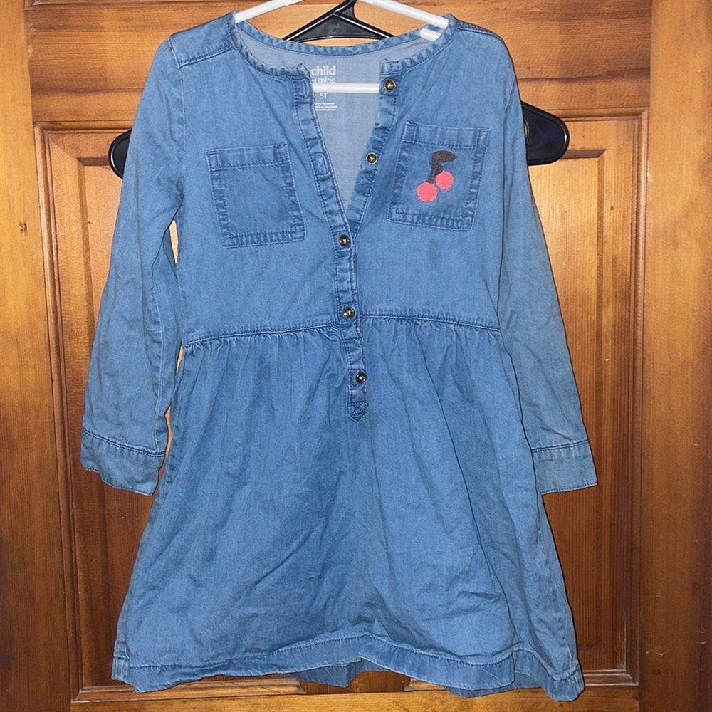 Used toddler denim dress